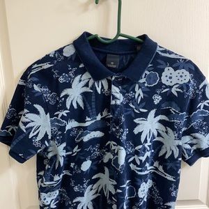 Scotch and soda short sleeve polo. Funky shirt